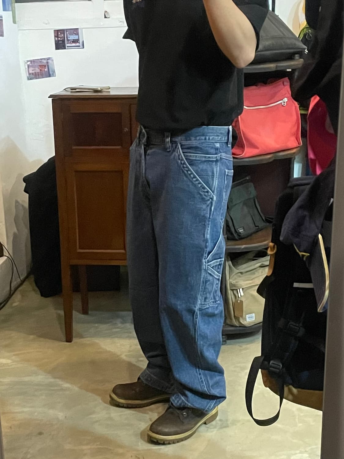 00s Old Navy 빈티지 카펜터 데님팬츠 33x30 상품이미지3