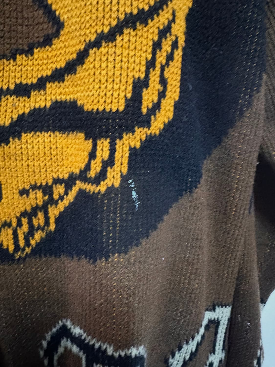 [F] 90's 그레이트풀 데드 니트 후드 집업 상품이미지4