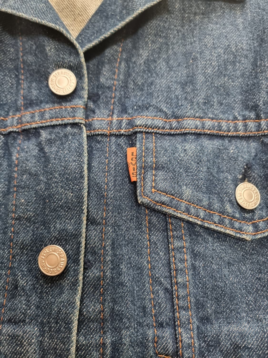 재팬 리바이스 levis 빈티지 80's 데님 트러커 청자켓 70651 상품이미지4