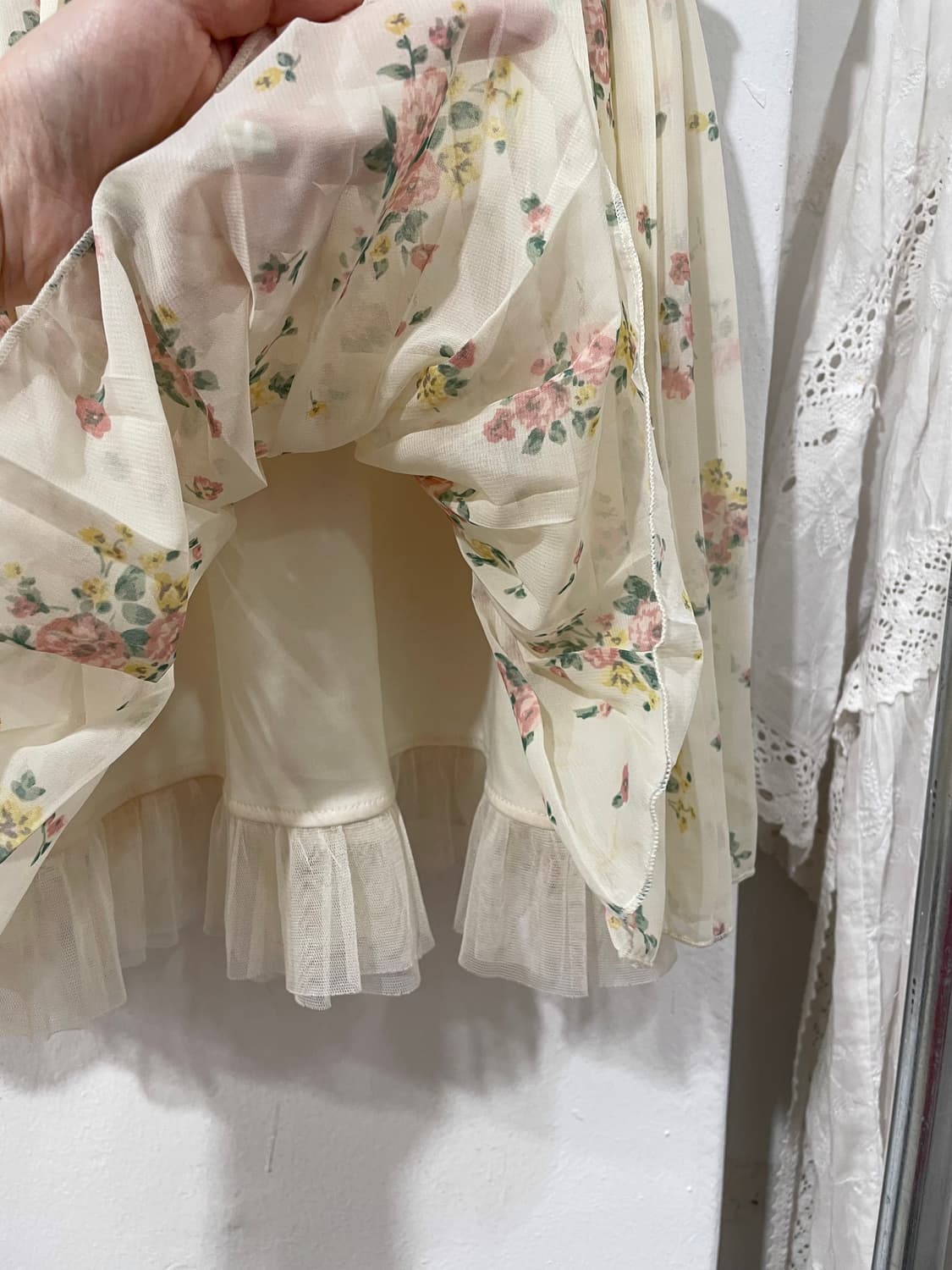 flower lace mini skirt 상품이미지8