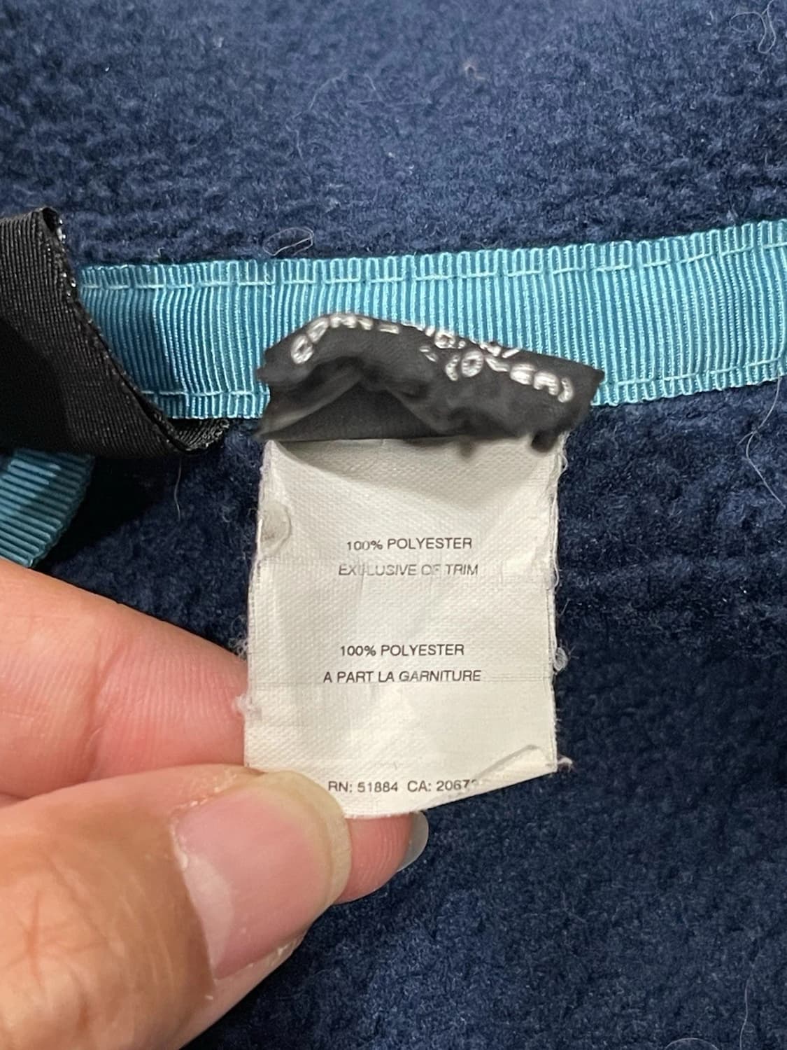 90s USA 파타고니아 신칠라 스냅-T 네이비/블루 상품이미지5