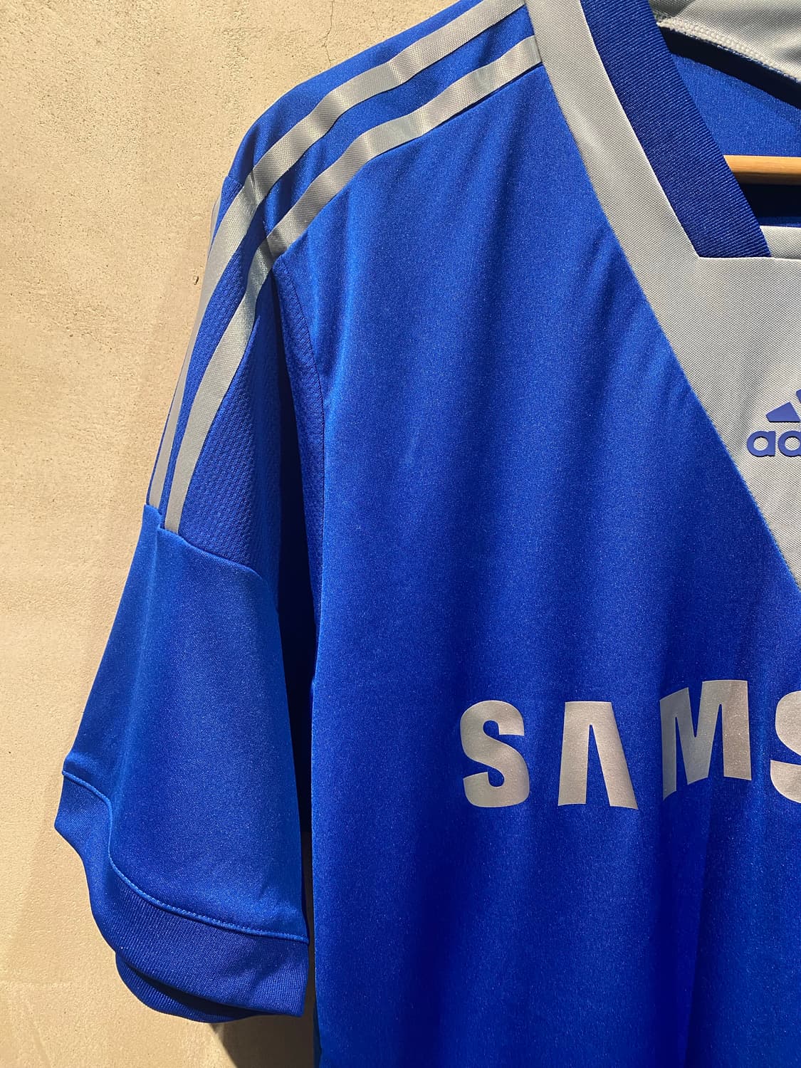 13-14 수원 삼성 22번 홈 유니폼 (실버에로우/NEW) 상품이미지4