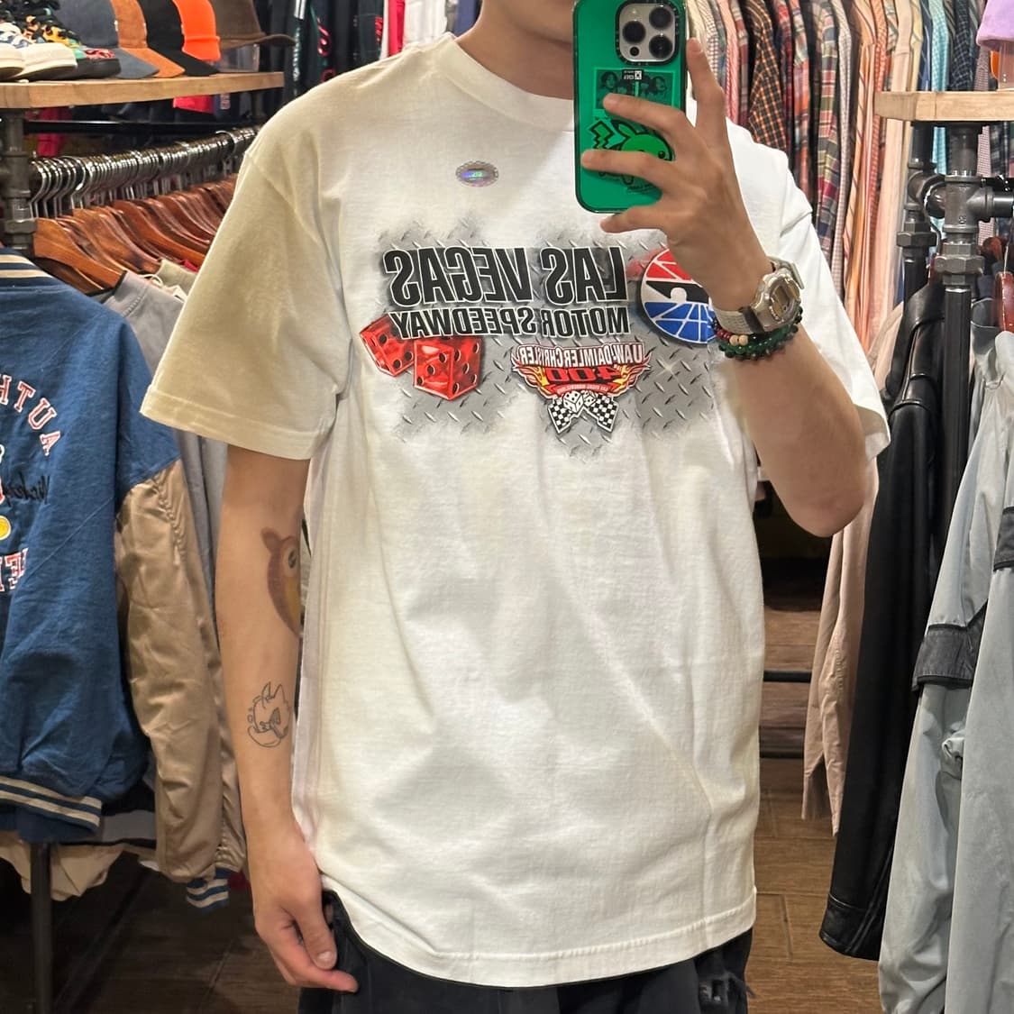 [HI] 빈티지 카 반팔티 화이트 상품이미지4