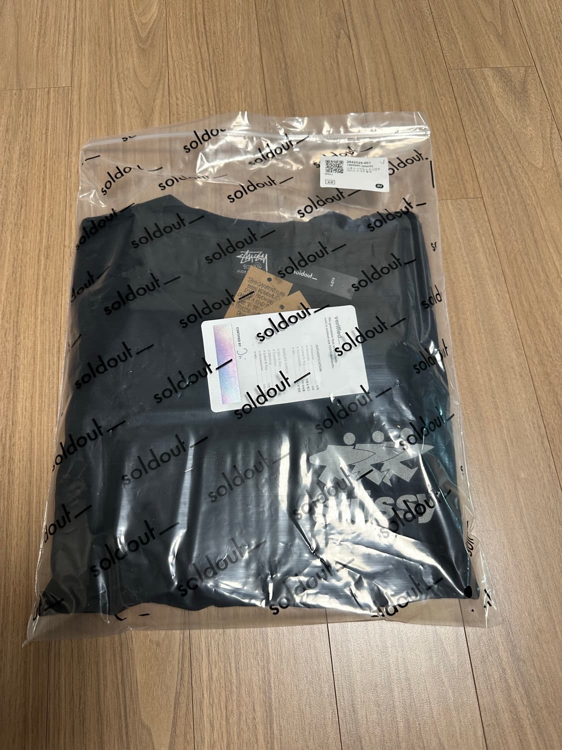 스투시 서프워크 피그먼트 다이드 반팔 티셔츠 블랙 XXL 2XL 상품이미지3