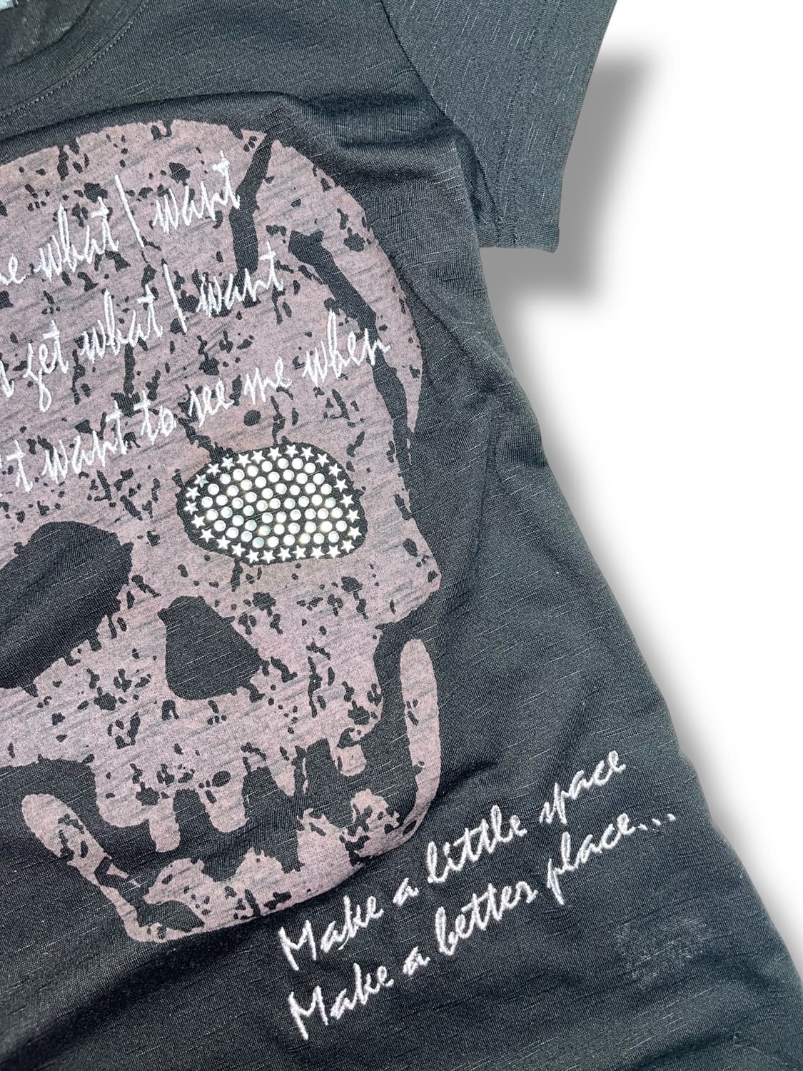 skull printed top 상품이미지2
