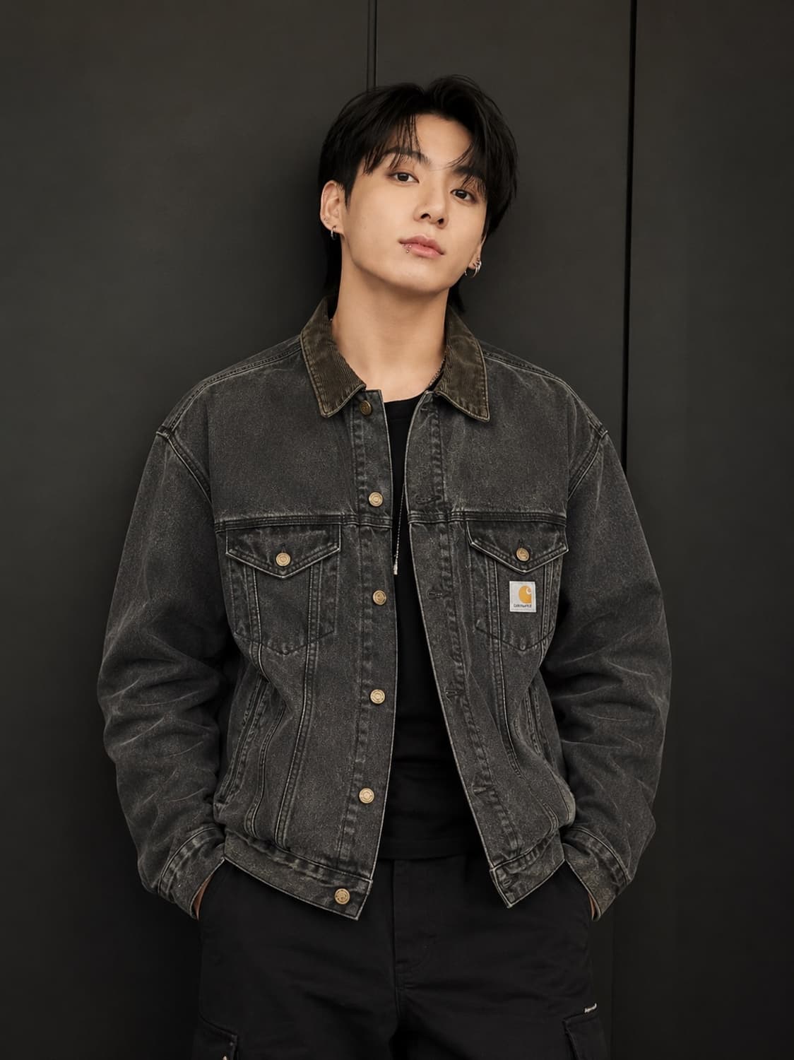 칼하트 빈티지 JB0065 데님 아즈텍 블랭킷 안감 코트 재킷 미국 상품이미지3