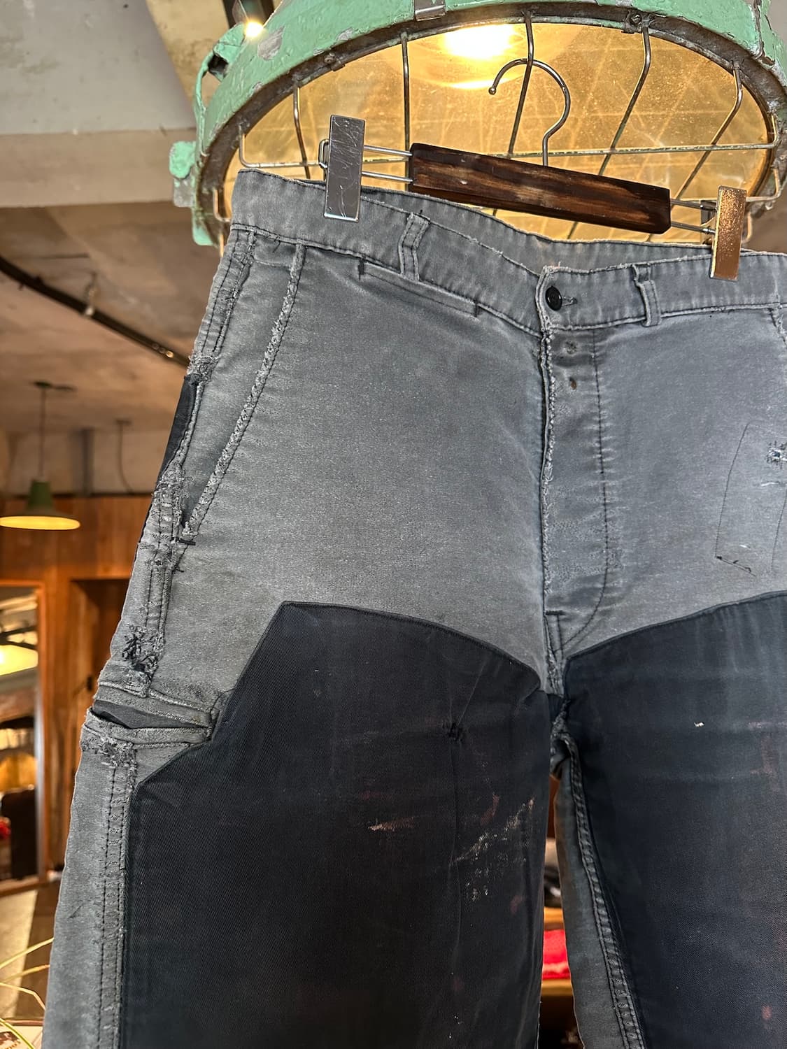 60s French Vintage Moleskin Work Pants 상품이미지5