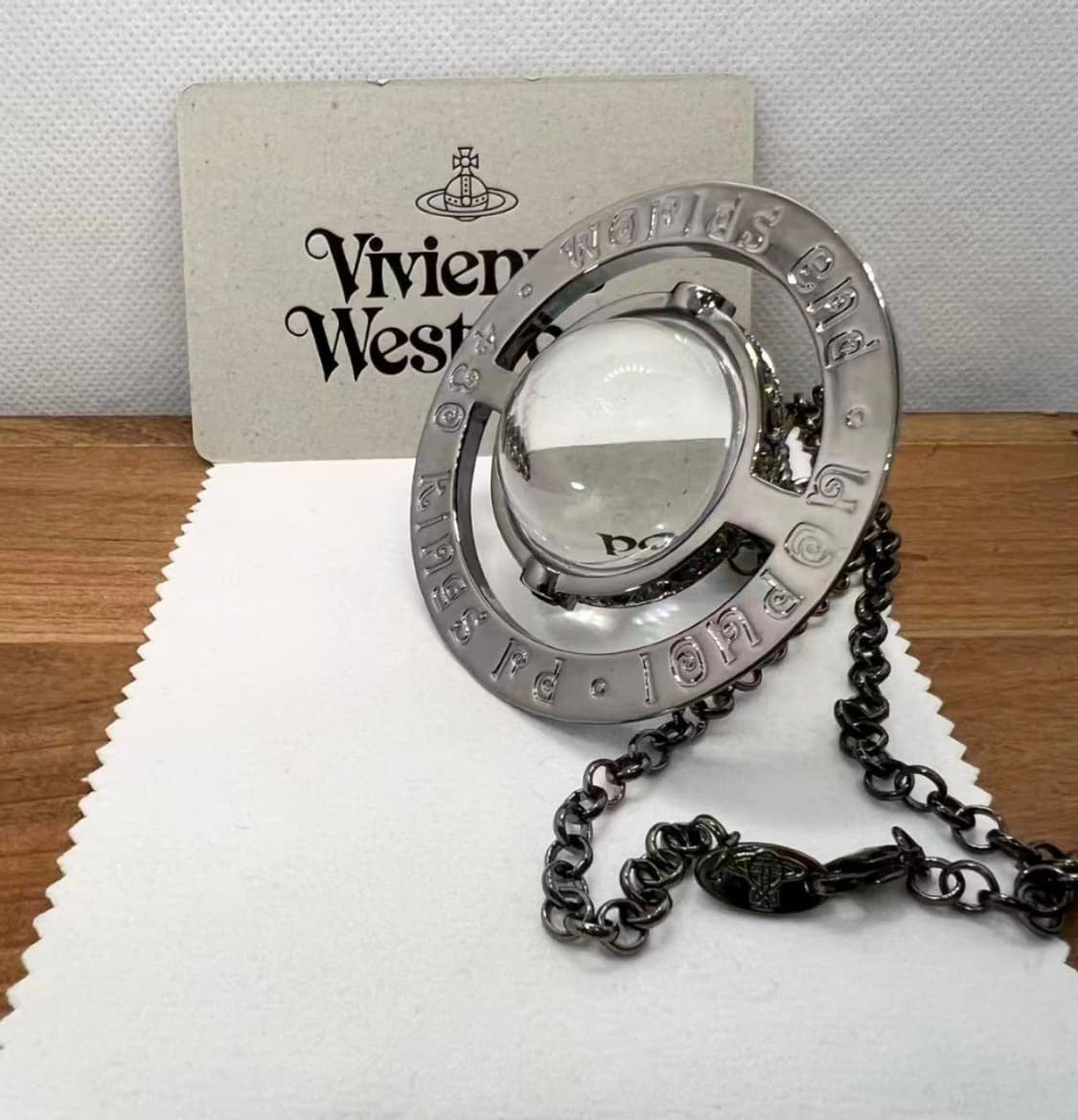 비비안웨스트우드 아카이브 멀티컬러 빅orb 팬던트 목걸이 상품이미지3