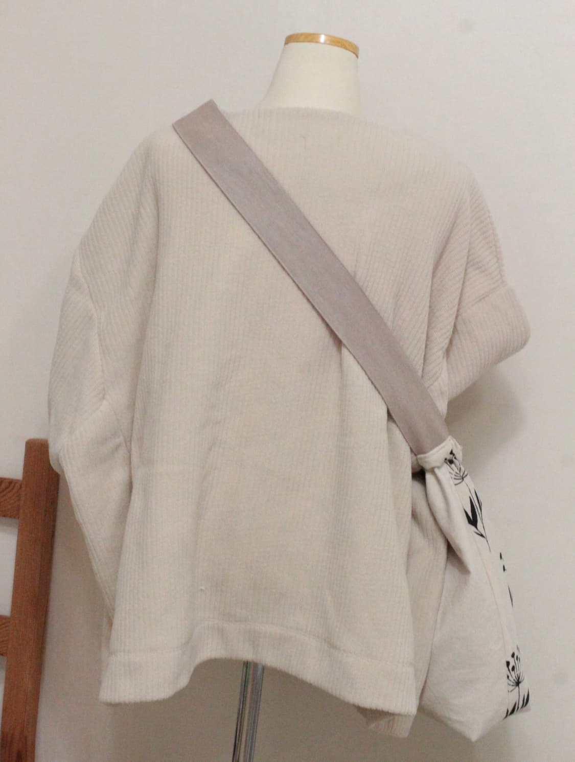 핸드메이드 밴딩 광목 크로스백 상품이미지4