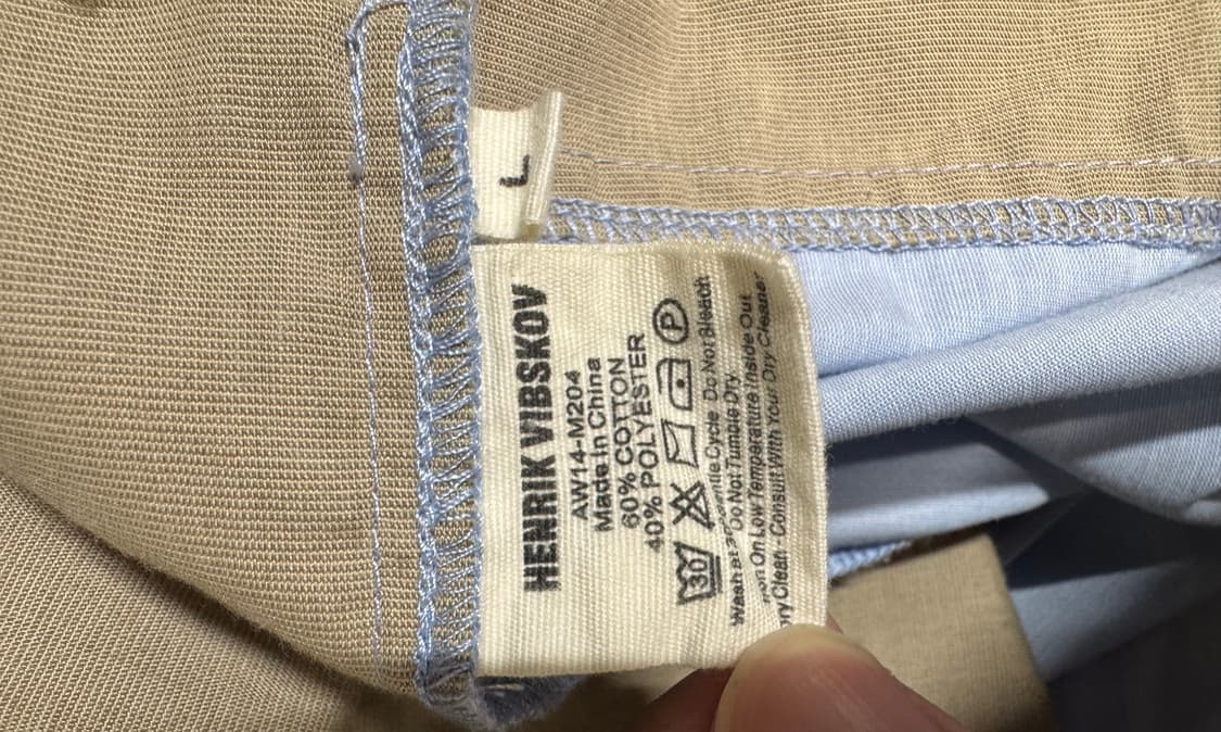 헨릭 빕스코브 14AW 도킹 셔츠 상품이미지5