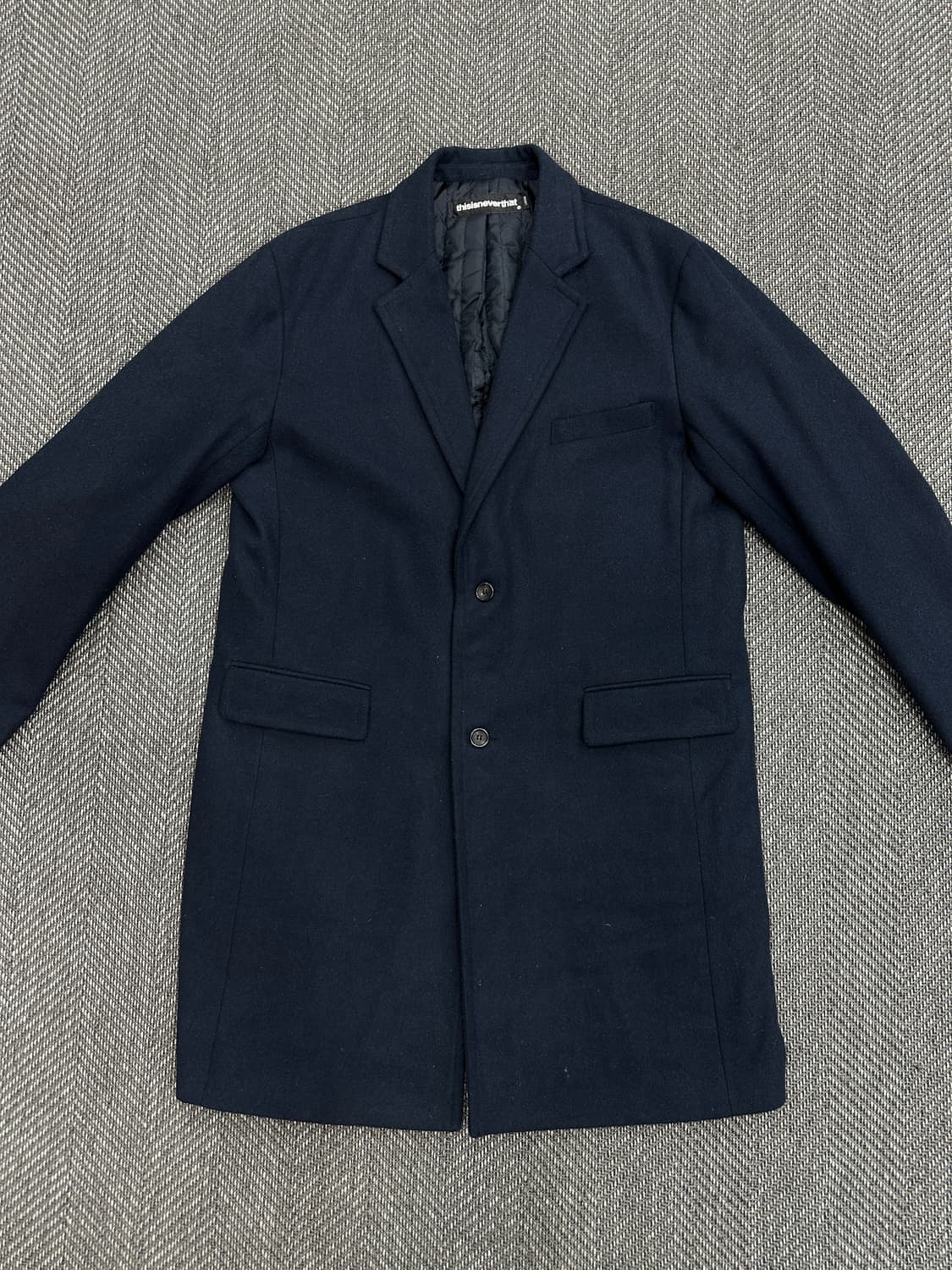 디스이즈네버댓 누빔 롱 코트 상품이미지3