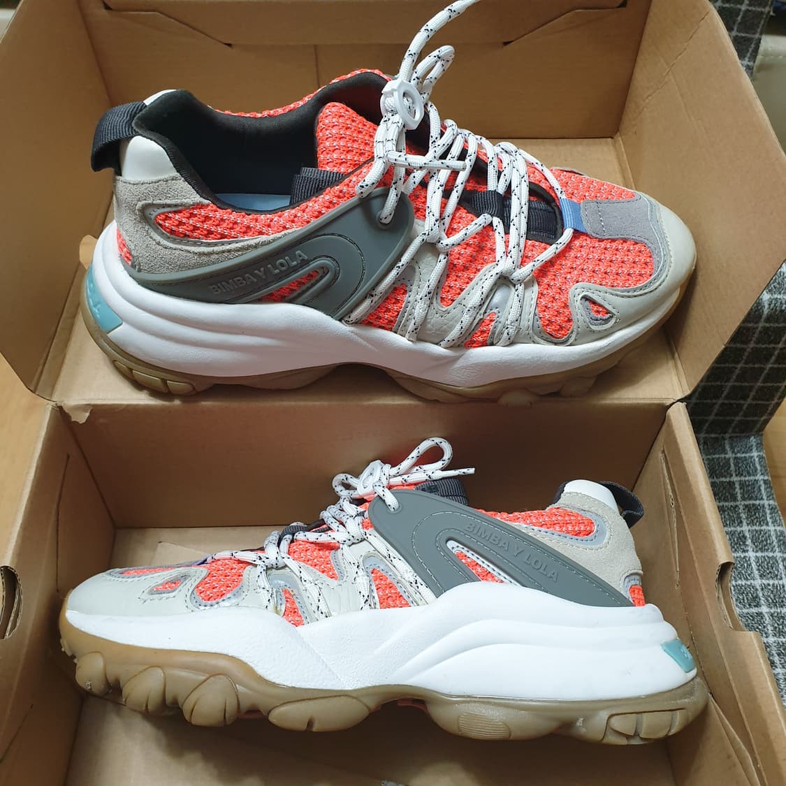 Bimba y lola 빔바이롤라 오렌지 청키 스니커즈 상품이미지4