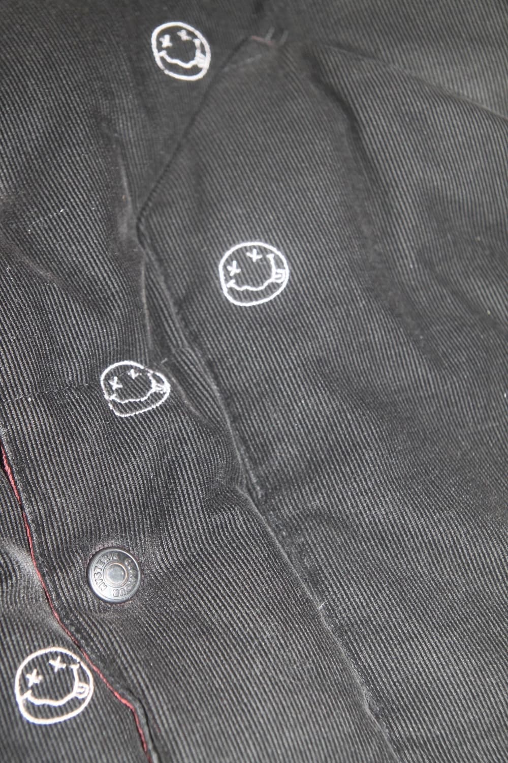 히스테릭글래머 너바나 스마일 코듀로이 다운 패딩 L 상품이미지6