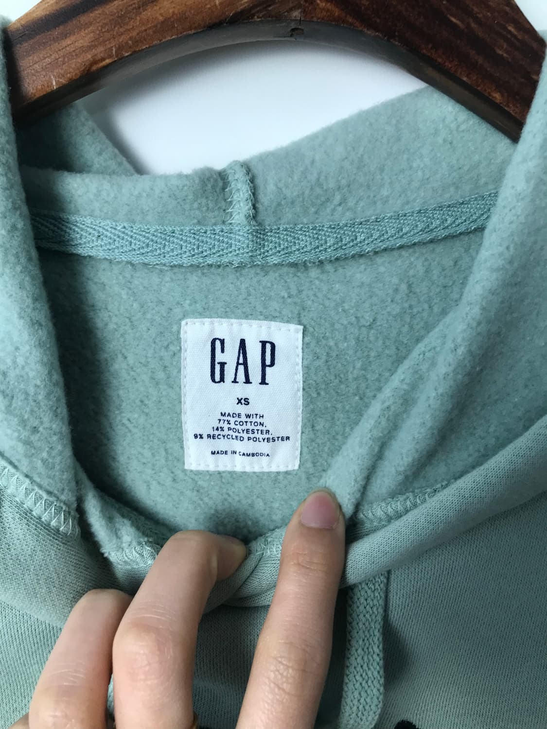 Gap 갭 민트 후드티 상품이미지6