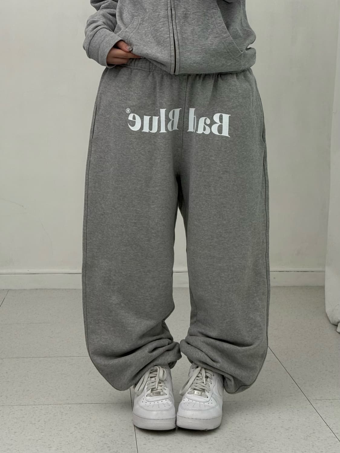 BadBlue 그레이 코튼츄바 상품이미지1