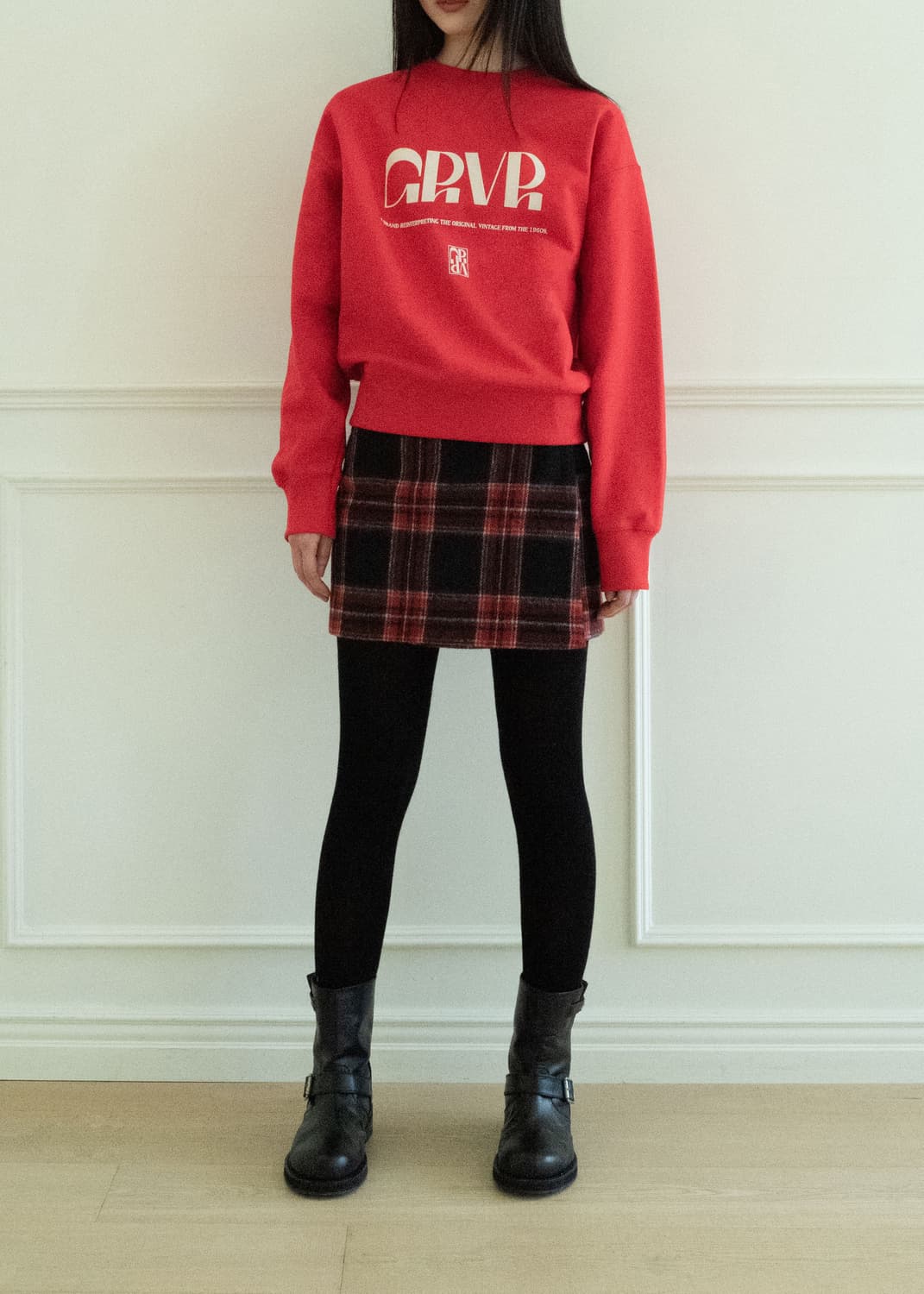 GROVE 그로브 GRVR 로고 스웻 셔츠 상품이미지2