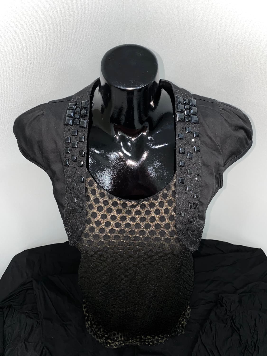 Metallic Gold Punched Dress 상품이미지5