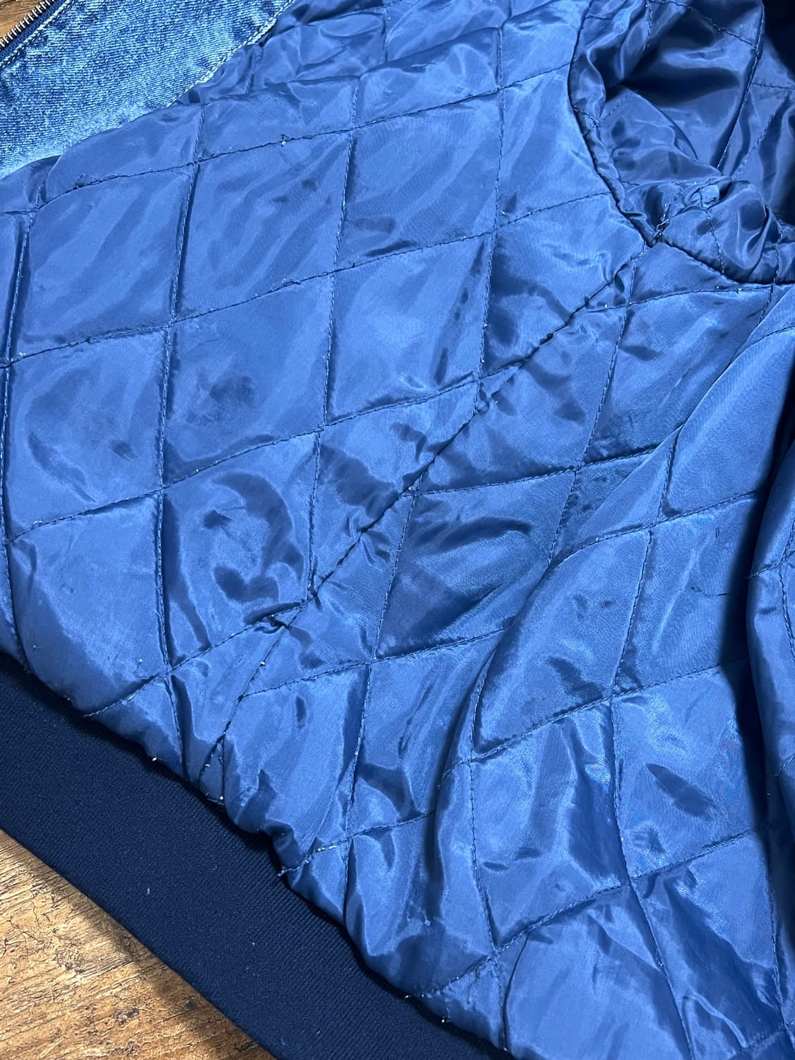 디스이즈네버댓 데님바시티자켓 L 상품이미지3