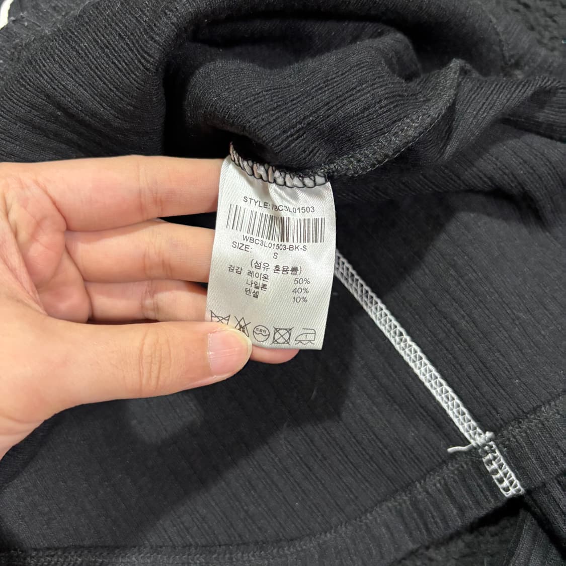 S 제너럴아이디어 블랙 큐피트 긴팔 롱슬리브 상품이미지5