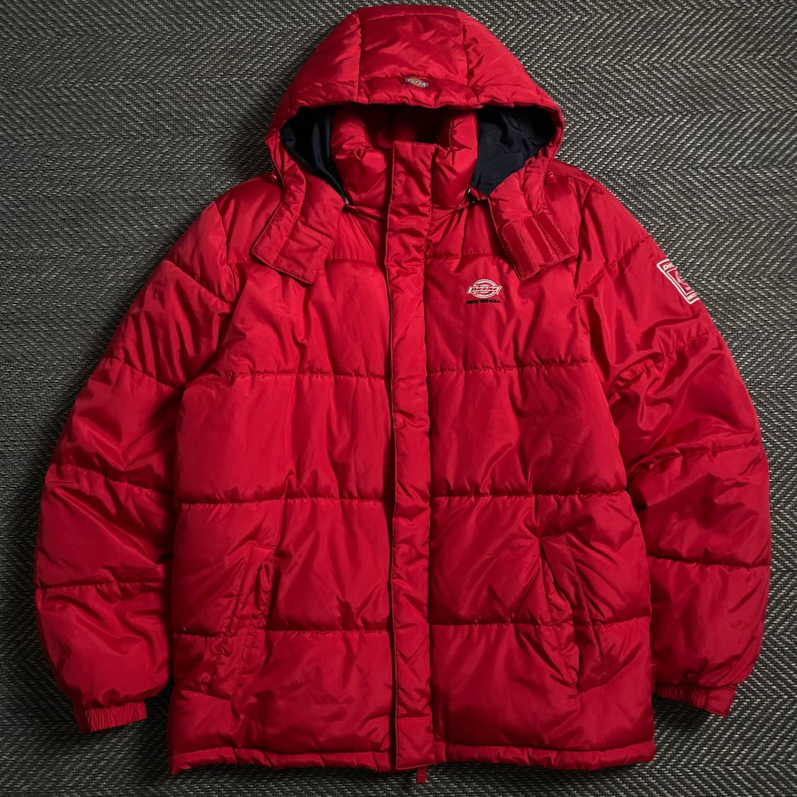 디키즈 USA 오리지날 퀼팅 경량 패딩 레드y 4714 상품이미지2