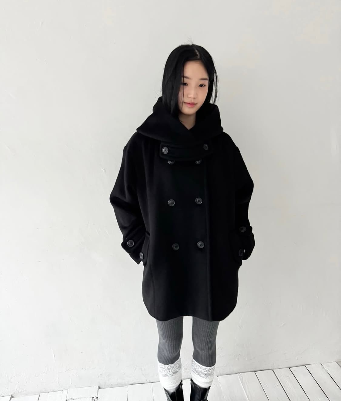 인앤양인하모니 미야 코트 블랙 상품이미지1