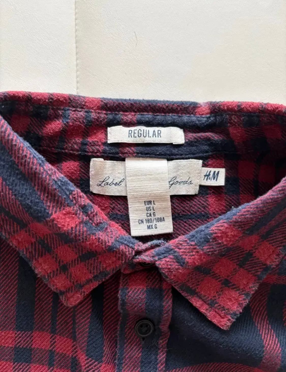 H&m 에이치앤엠 체크 셔츠 상품이미지2