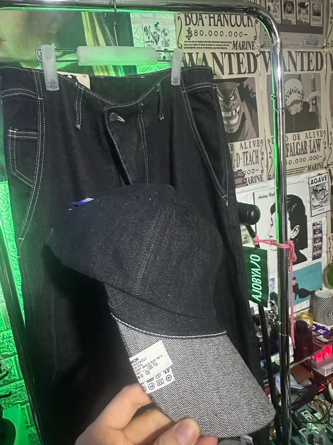 아더에러 울센 진 바지 , 모자 세트 상품이미지2