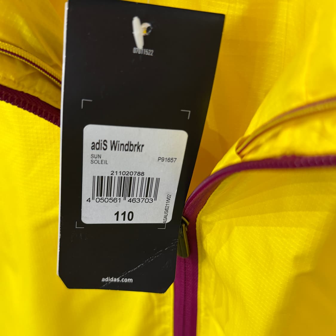 [새상품] [110] 아디다스 원드브레이커 바람막이 상품이미지7