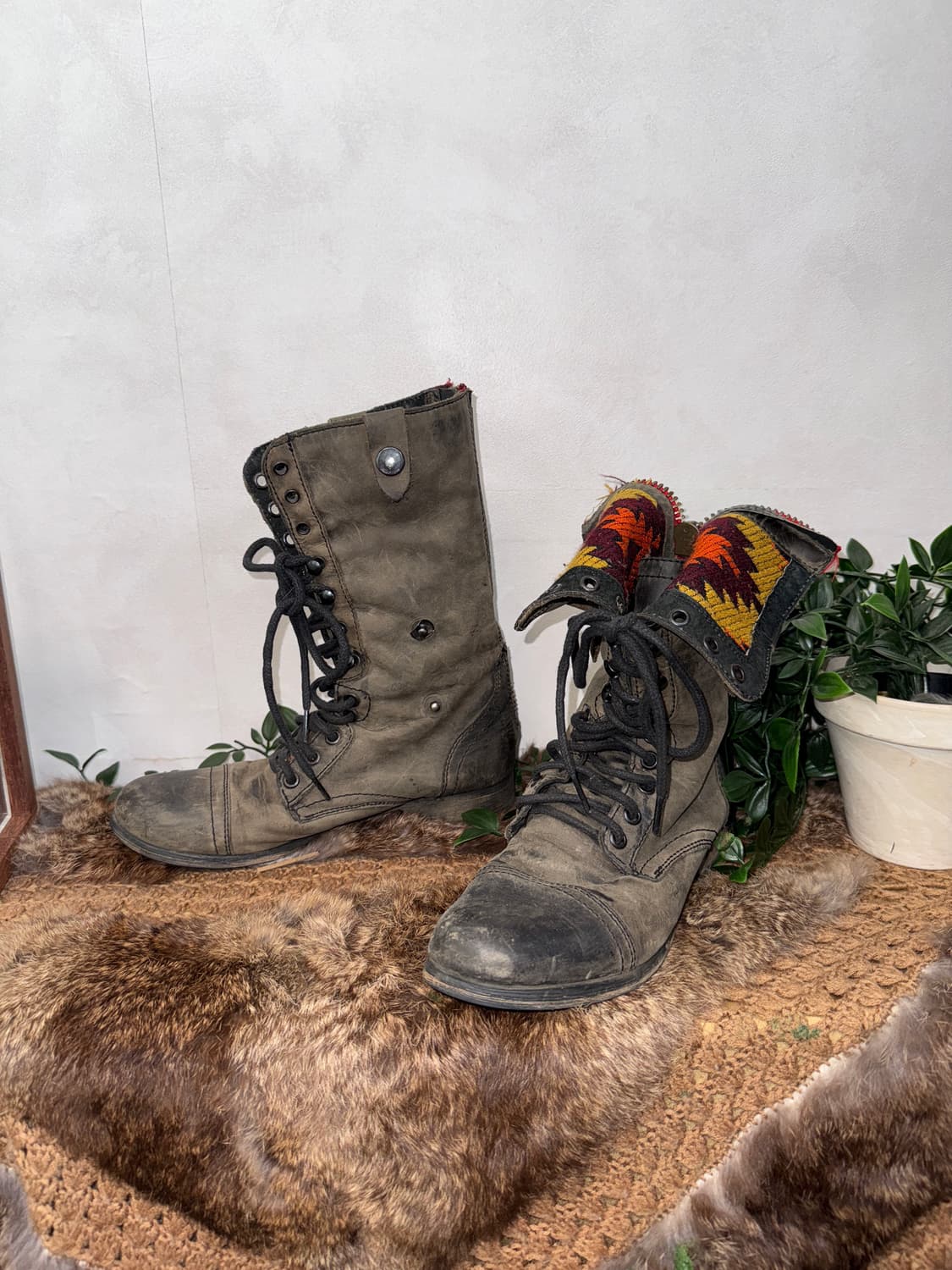 Steve madden button military boots 상품이미지2