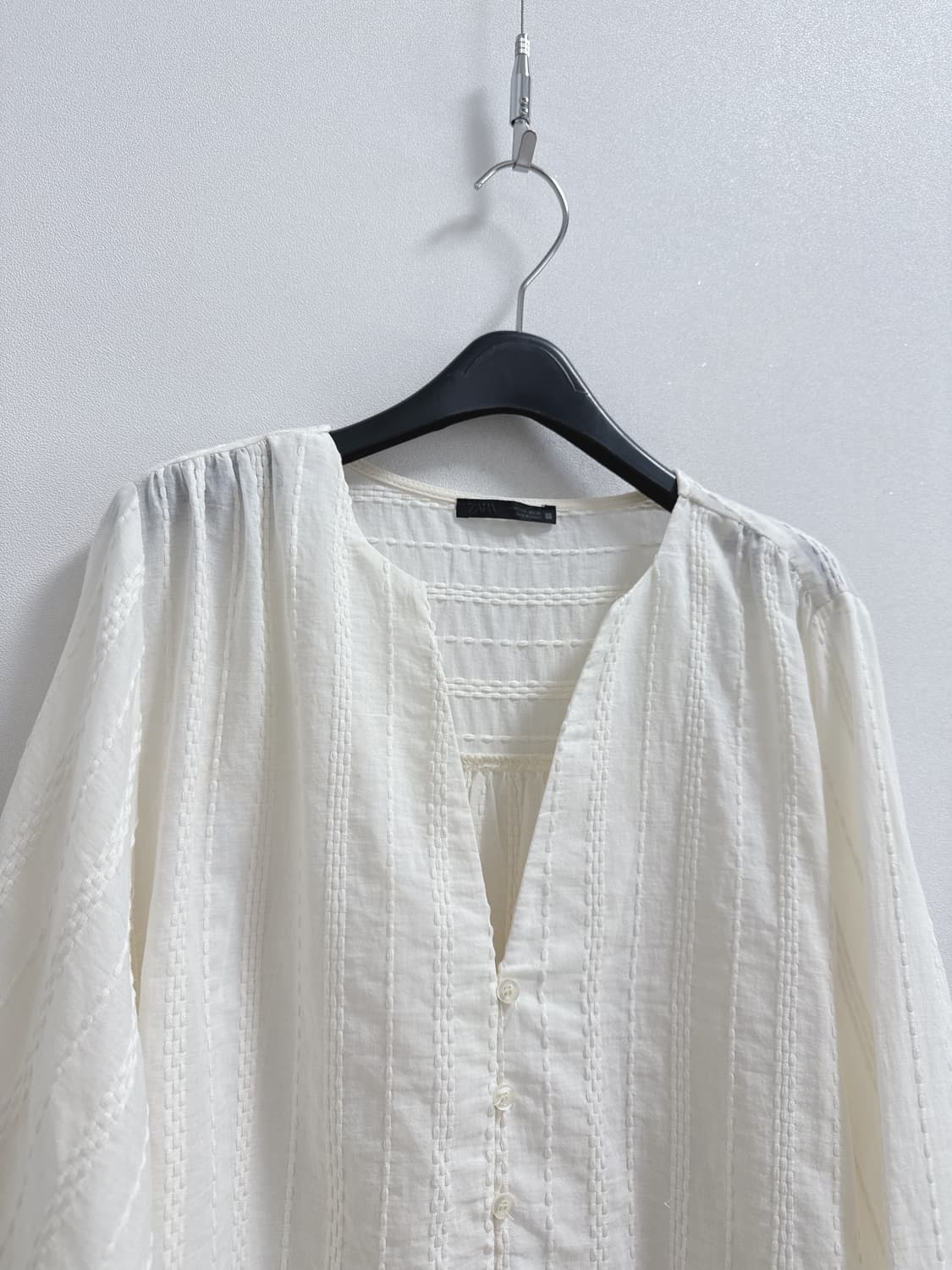 자라 코튼 자수 블라우스 상품이미지4