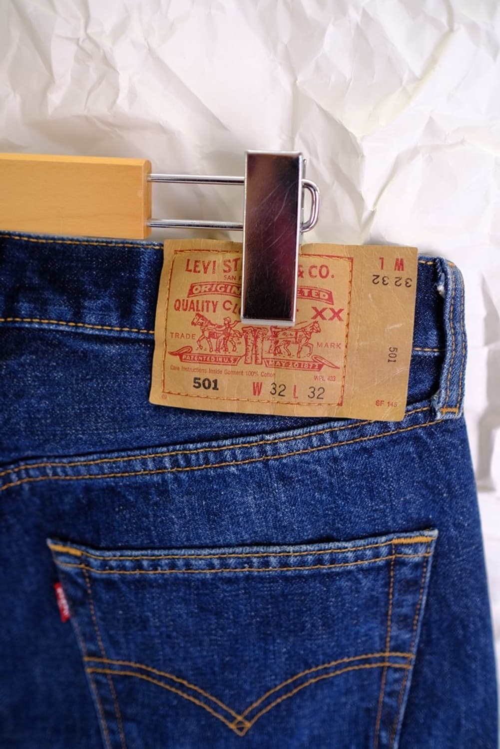 Levis 501 중청 데님 상품이미지5