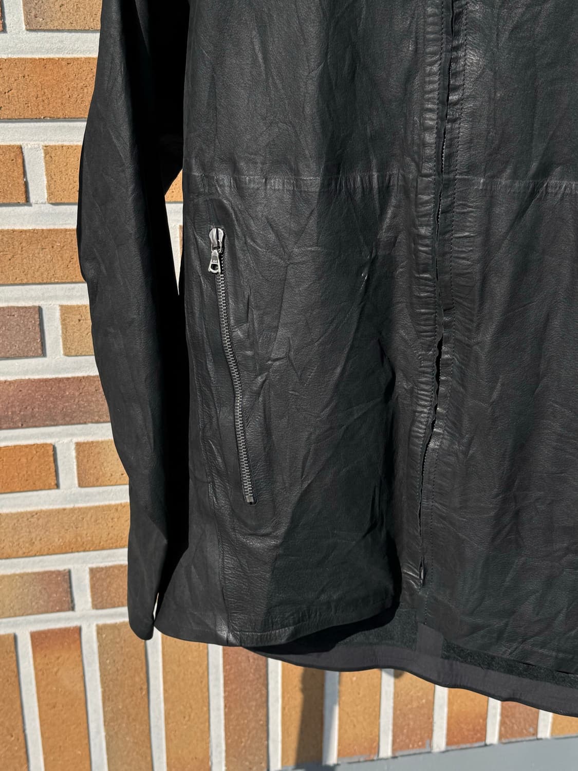 Isaac Sellam cow-leather hoodie jacket 상품이미지3