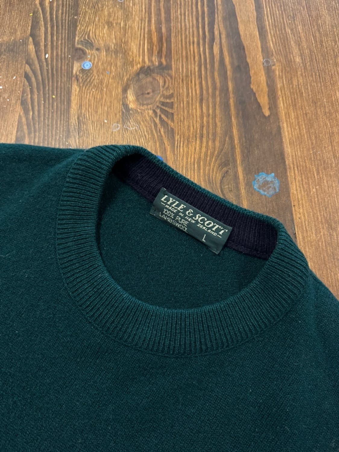 라일앤스콧 램스울 그래픽 니트 100~105 상품이미지6