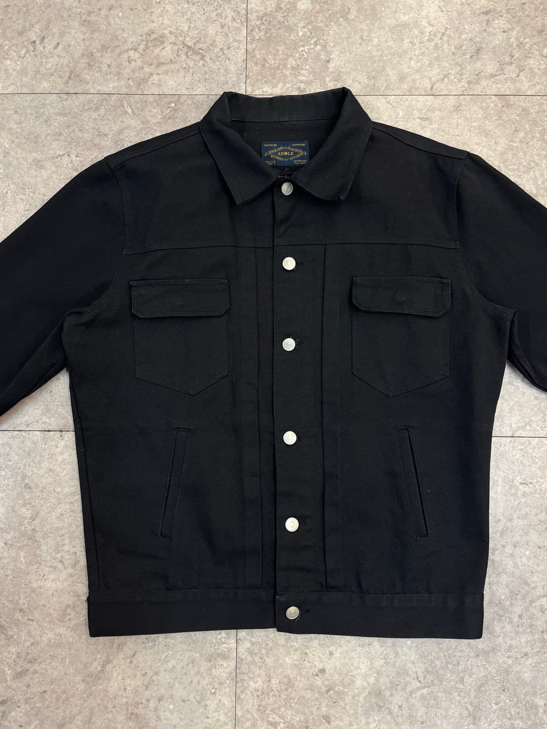 에이들 블랙 코튼 자켓 #csz3011 상품이미지4