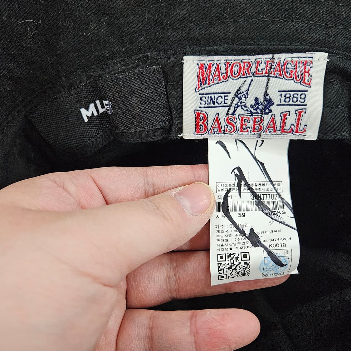 [M(59)] MLB 베이직 블랙 버킷햇 벙거지 모자 0116 Y1 상품이미지4