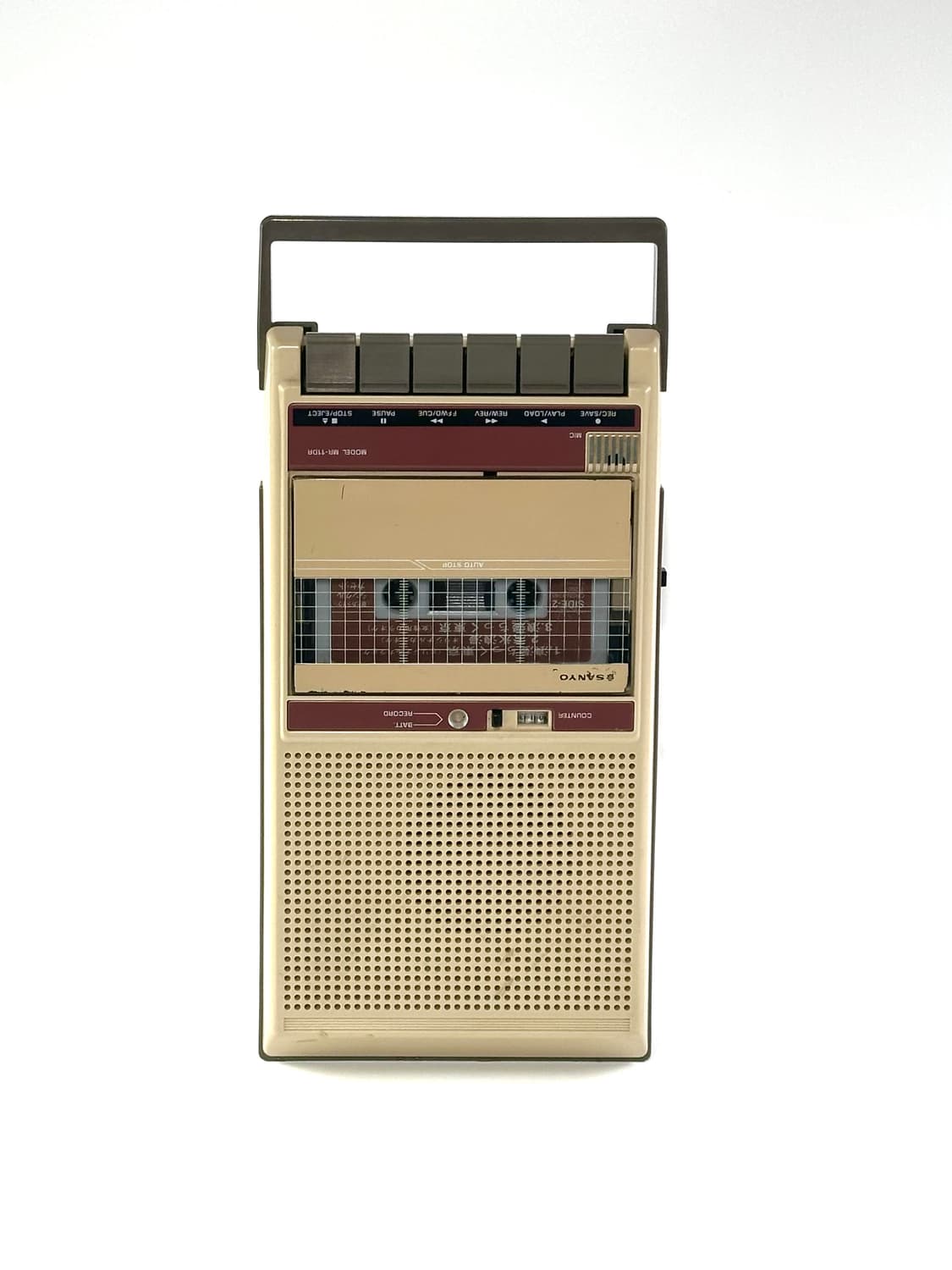 일본 빈티지 산요 포터블 카세트 플레이어 레코더 상품이미지6