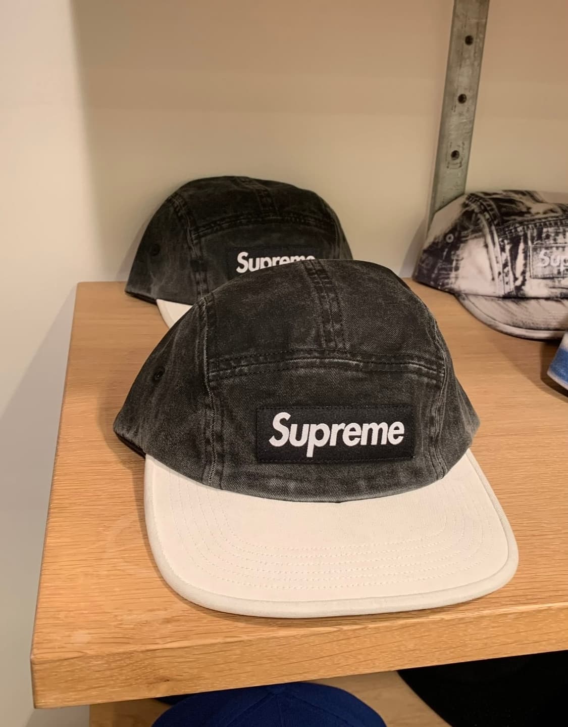 슈프림 피그먼트 투톤 캠프캡 블랙 - 24SS 상품이미지2