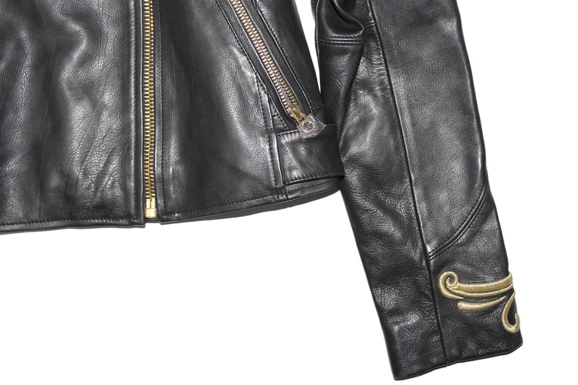 Juicy Couture 쥬시꾸뛰르 스터드 램스킨 레더 바이커자켓 상품이미지5