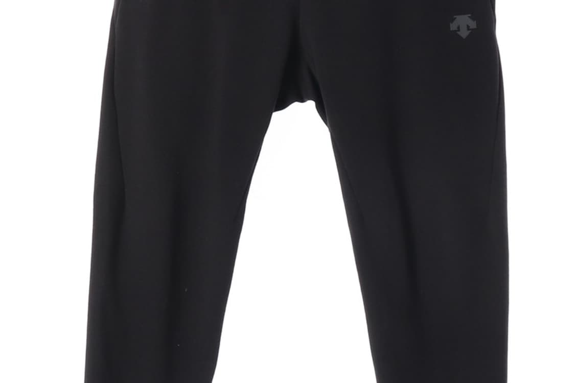 데상트 로고 포인트 블랙 조거 트레이닝 팬츠 S 상품이미지4