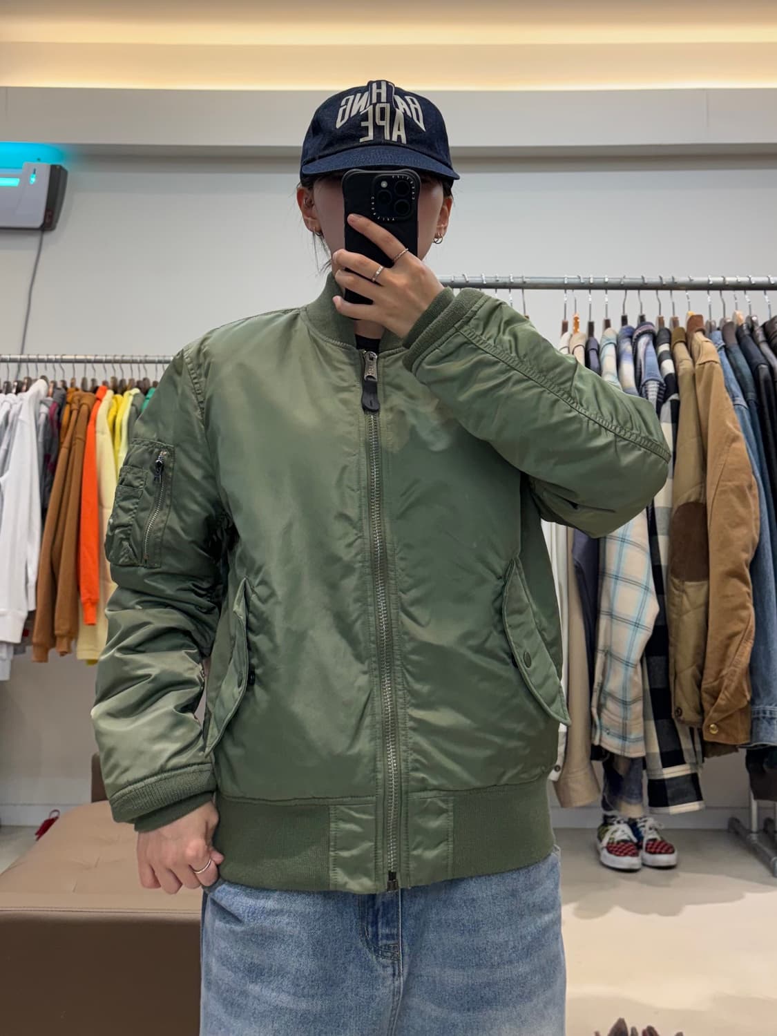 알파인더스트리 ma-1 플라이트 자켓 상품이미지5