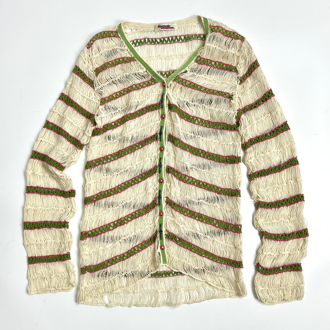 히스테릭 글래머 네트 스트라이프 가디건 상품이미지8