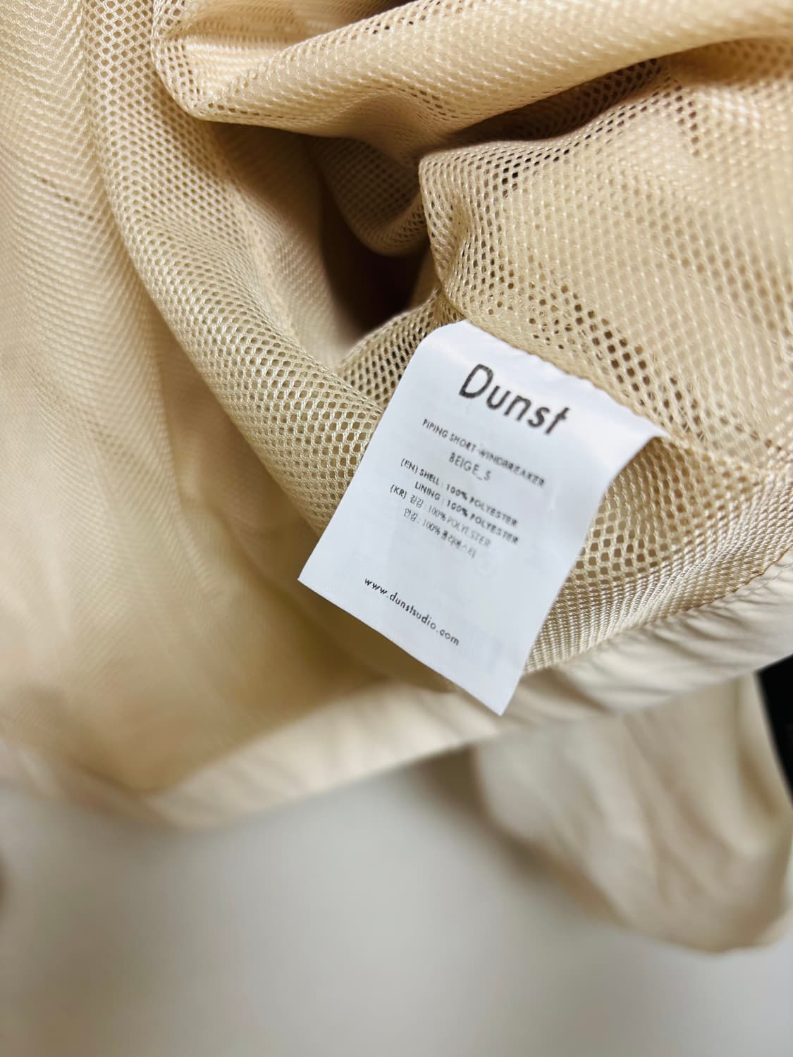 Dunst 던스트 파이핑 숏 윈드브레이커 상품이미지5