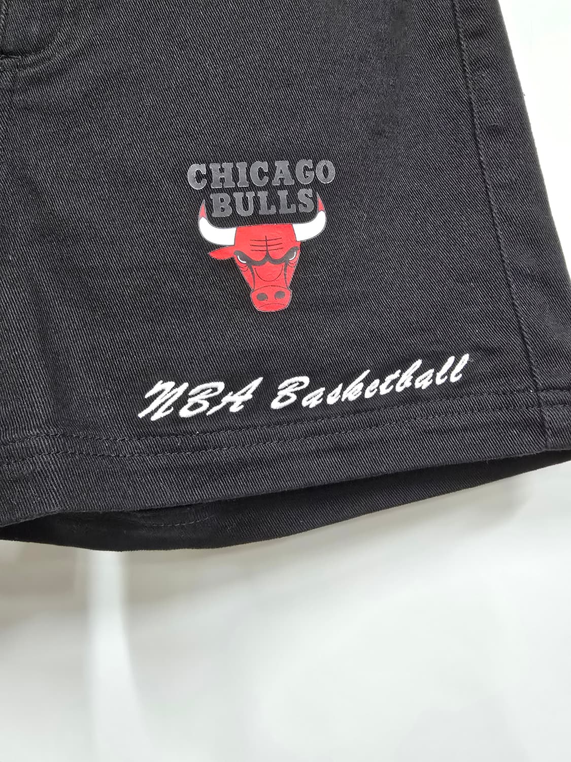 NBA 시카고불스 반바지 블랙진 상품이미지3