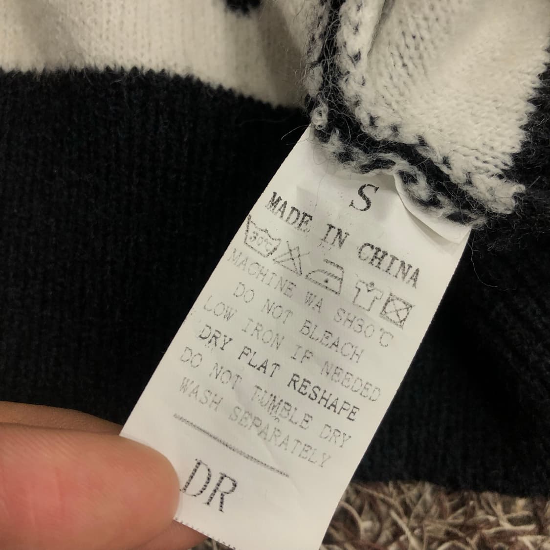 빈티지 폴카닷 도트 가디건 상품이미지5