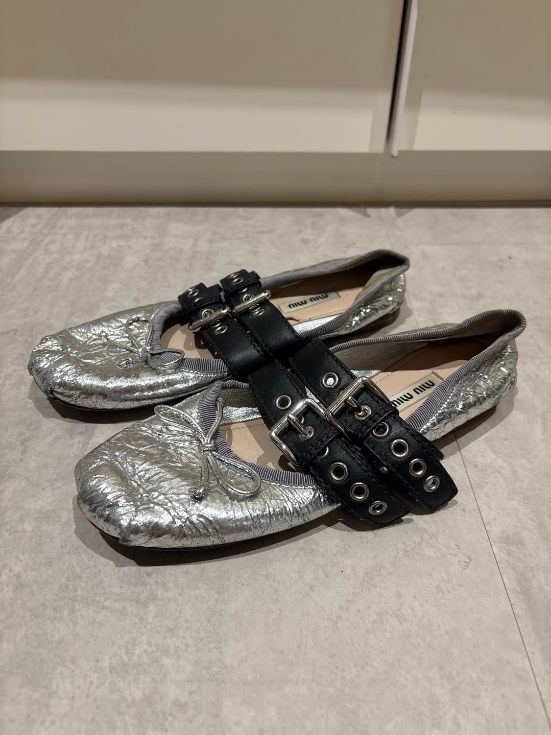 miu miu 미우미우 버클 발레리나 플랫 상품이미지3
