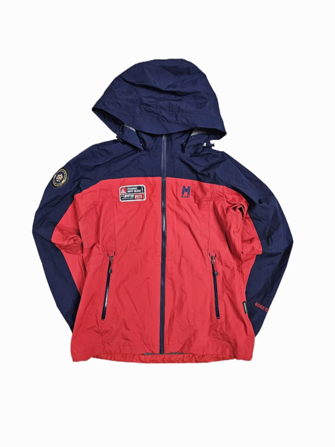 ​[95] 밀레 M-리미티드 고어텍스 패치 방수 자켓 레드/네이비 상품이미지1