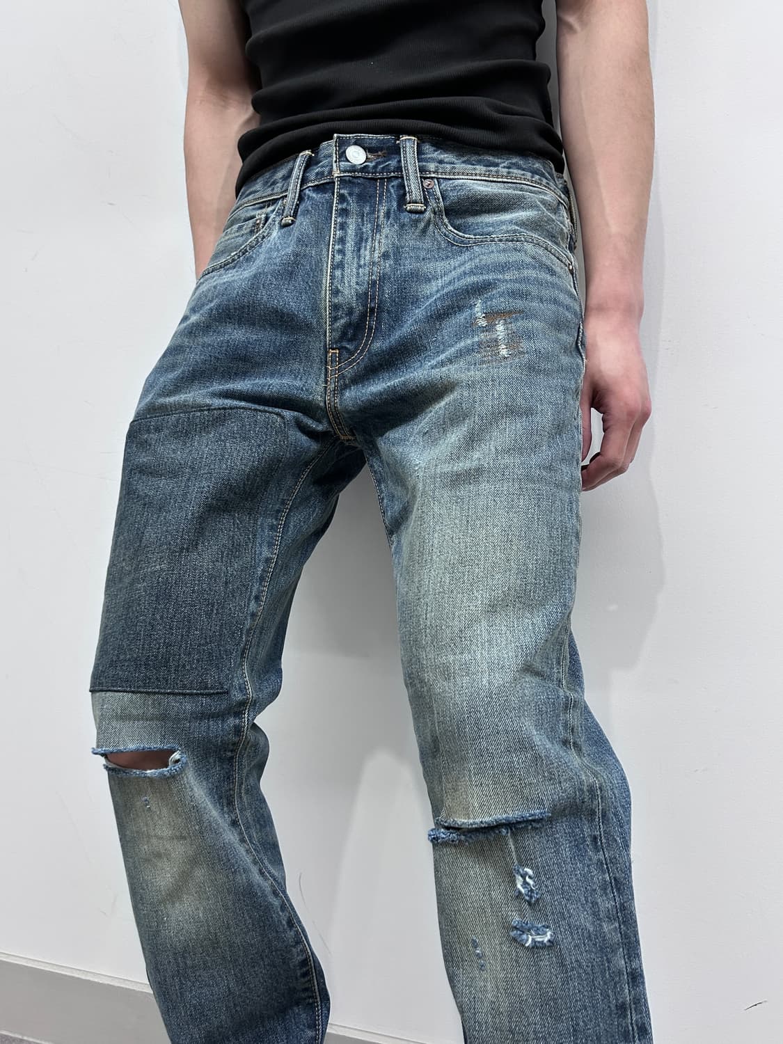 리바이스 511 패치워크 디스트레스드 데님 상품이미지2