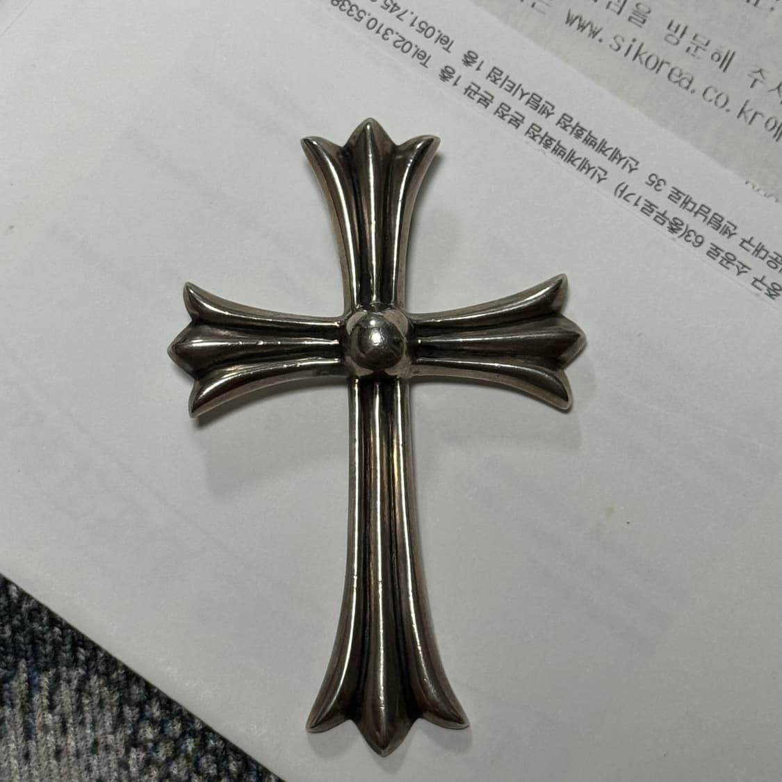 크롬하츠 라지크로스 팬던트 상품이미지2