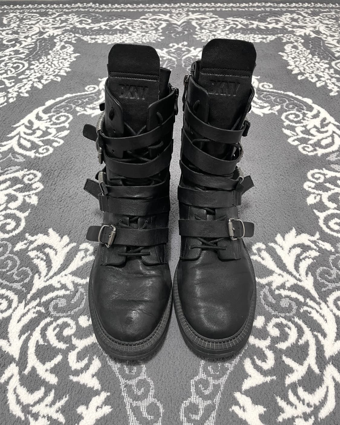 DKNY Multi-Strap Combat Boots 상품이미지2