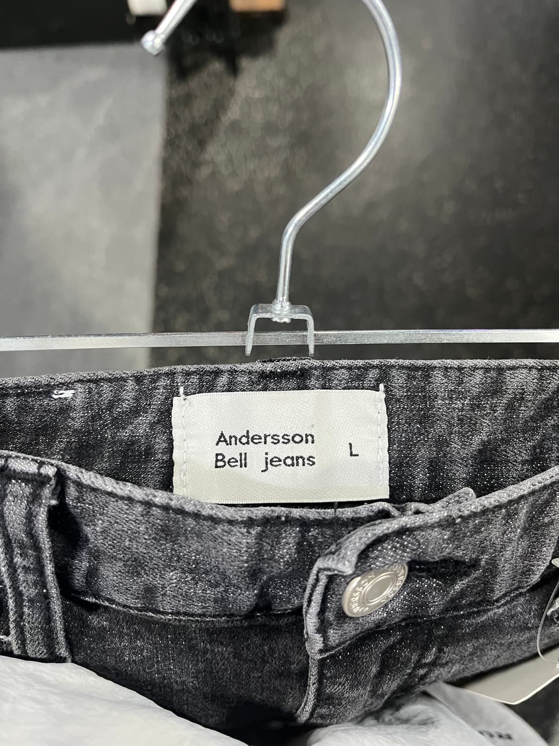 앤더슨벨 여성 흑청 부츠컷 청바지 L  상품이미지4